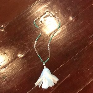 Beaded Tassel Boutique Necklace